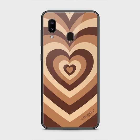 Samsung Galaxy A30 Cover - O'Nation Heartbeat Series - HQ Ultra Shine Premium Infinity Glass Soft Silicon Borders Case