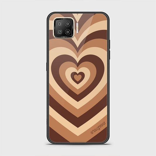 Oppo Reno 4 Lite Cover - O'Nation Heartbeat Series - HQ Ultra Shine Premium Infinity Glass Soft Silicon Borders Case