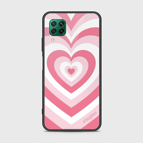 Huawei Nova 7i Cover - O'Nation Heartbeat Series - HQ Ultra Shine Premium Infinity Glass Soft Silicon Borders Case