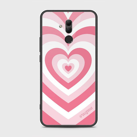 Huawei Mate 20 Lite Cover - O'Nation Heartbeat Series - HQ Ultra Shine Premium Infinity Glass Soft Silicon Borders Case