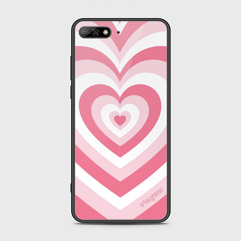 Huawei Y6 Prime 2018 Cover - O'Nation Heartbeat Series - HQ Ultra Shine Premium Infinity Glass Soft Silicon Borders Case
