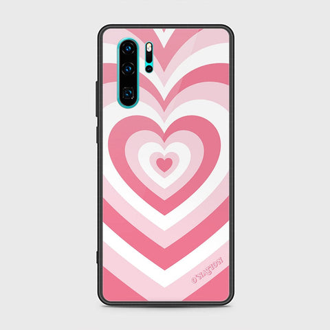 Huawei P30 Pro Cover - O'Nation Heartbeat Series - HQ Ultra Shine Premium Infinity Glass Soft Silicon Borders Case