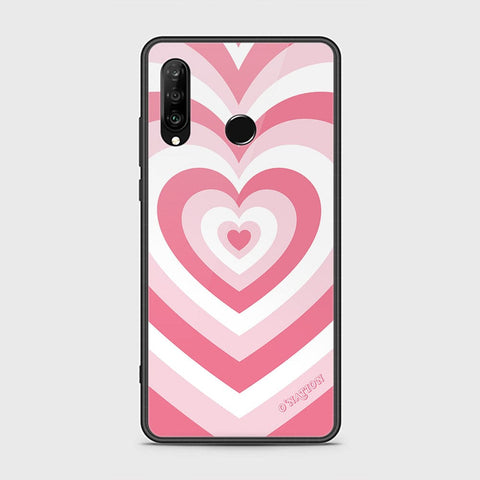 Huawei P30 lite Cover - O'Nation Heartbeat Series - HQ Ultra Shine Premium Infinity Glass Soft Silicon Borders Case