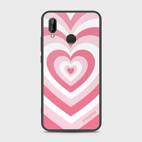 Huawei P20 Lite Cover - O'Nation Heartbeat Series - HQ Ultra Shine Premium Infinity Glass Soft Silicon Borders Case