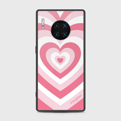 Huawei Mate 30 Pro Cover - O'Nation Heartbeat Series - HQ Ultra Shine Premium Infinity Glass Soft Silicon Borders Case