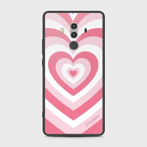 Huawei Mate 10 Pro Cover - O'Nation Heartbeat Series - HQ Ultra Shine Premium Infinity Glass Soft Silicon Borders Case