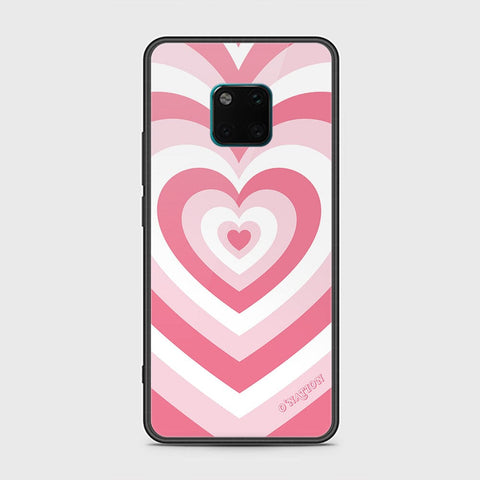 Huawei Mate 20 Pro Cover - O'Nation Heartbeat Series - HQ Ultra Shine Premium Infinity Glass Soft Silicon Borders Case