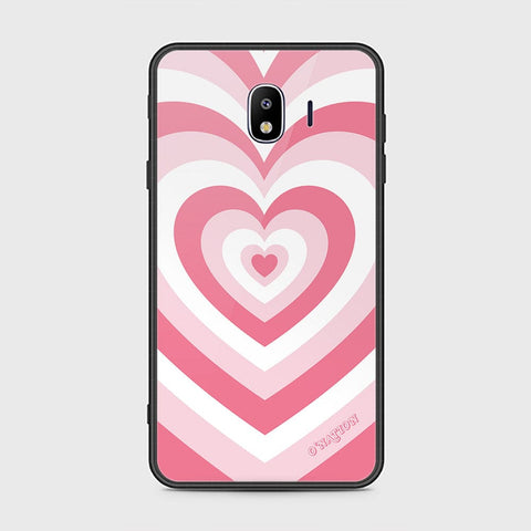 Samsung Galaxy J4 2018 Cover - O'Nation Heartbeat Series - HQ Ultra Shine Premium Infinity Glass Soft Silicon Borders Case