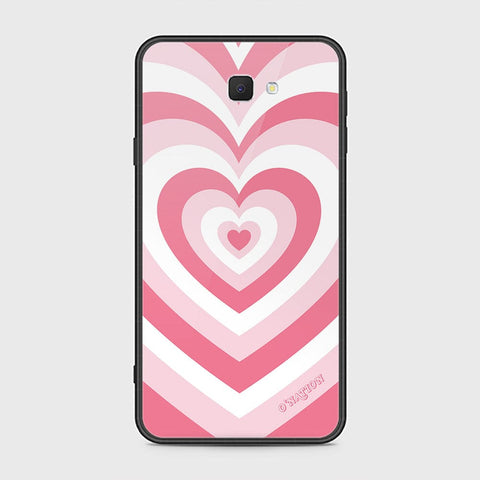 Samsung Galaxy J7 Prime Cover - O'Nation Heartbeat Series - HQ Ultra Shine Premium Infinity Glass Soft Silicon Borders Case