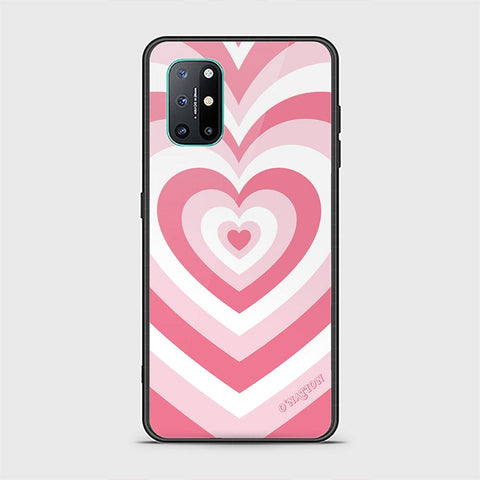 OnePlus 8T Cover - O'Nation Heartbeat Series - HQ Ultra Shine Premium Infinity Glass Soft Silicon Borders Case