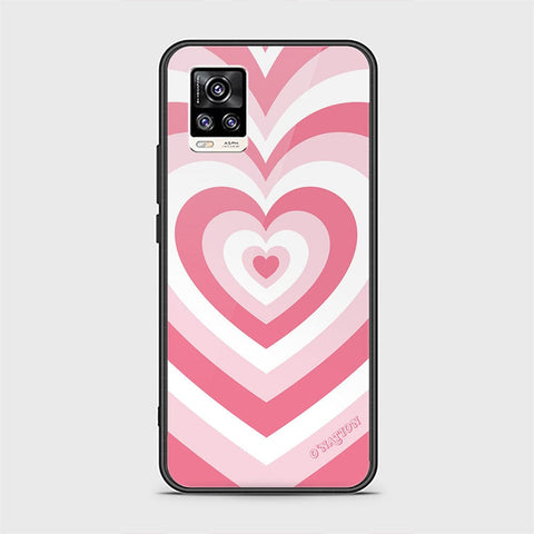 Vivo V20 Cover - O'Nation Heartbeat Series - HQ Ultra Shine Premium Infinity Glass Soft Silicon Borders Case