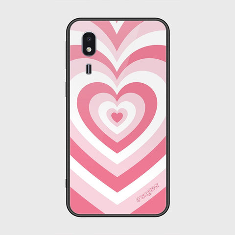 Samsung Galaxy A2 Core Cover - O'Nation Heartbeat Series - HQ Ultra Shine Premium Infinity Glass Soft Silicon Borders Case