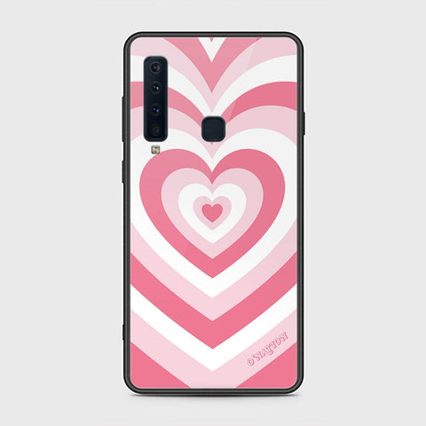 Samsung Galaxy A9 2018 Cover - O'Nation Heartbeat Series - HQ Ultra Shine Premium Infinity Glass Soft Silicon Borders Case