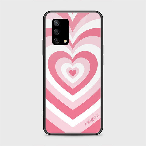 Oppo A95 4G Cover - O'Nation Heartbeat Series - HQ Ultra Shine Premium Infinity Glass Soft Silicon Borders Case