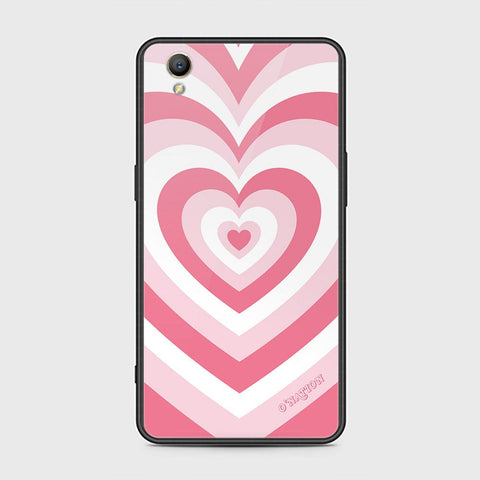 Oppo A37 Cover - O'Nation Heartbeat Series - HQ Ultra Shine Premium Infinity Glass Soft Silicon Borders Case