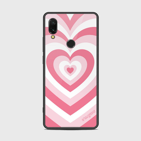 Xiaomi Redmi 7 Cover - O'Nation Heartbeat Series - HQ Ultra Shine Premium Infinity Glass Soft Silicon Borders Case