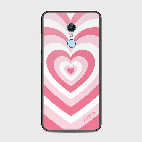 Xiaomi Redmi 5 Cover - O'Nation Heartbeat Series - HQ Ultra Shine Premium Infinity Glass Soft Silicon Borders Case