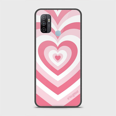 Oppo A53s Cover - O'Nation Heartbeat Series - HQ Ultra Shine Premium Infinity Glass Soft Silicon Borders Case