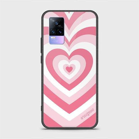 Vivo Y73 Cover - O'Nation Heartbeat Series - HQ Ultra Shine Premium Infinity Glass Soft Silicon Borders Case