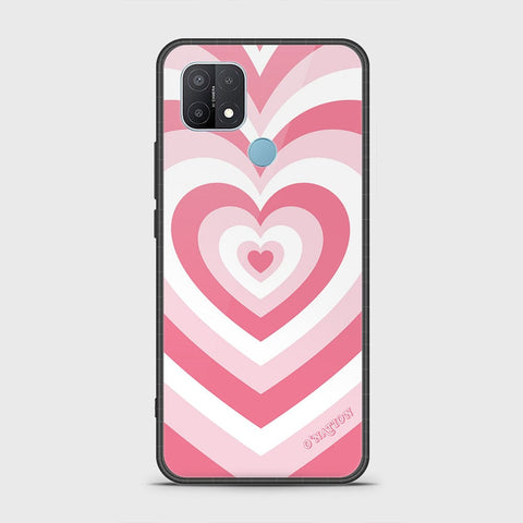 Oppo A35 Cover - O'Nation Heartbeat Series - HQ Ultra Shine Premium Infinity Glass Soft Silicon Borders Case