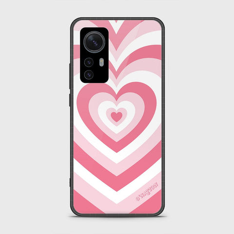 Xiaomi 12 Pro Cover - O'Nation Heartbeat Series - HQ Ultra Shine Premium Infinity Glass Soft Silicon Borders Case