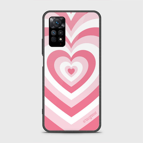 Xiaomi Redmi Note 11 Pro Cover - O'Nation Heartbeat Series - HQ Ultra Shine Premium Infinity Glass Soft Silicon Borders Case