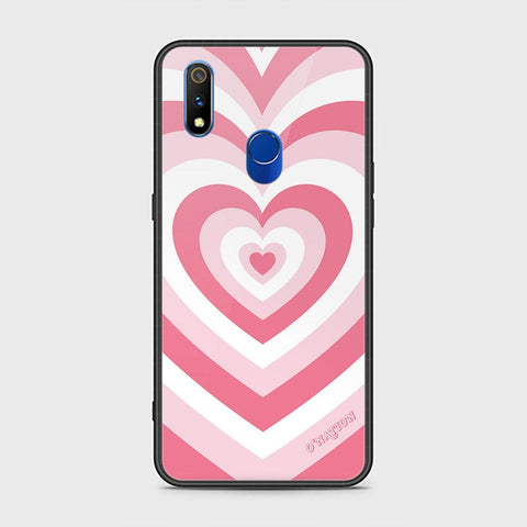 Realme 3 Pro Cover - O'Nation Heartbeat Series - HQ Ultra Shine Premium Infinity Glass Soft Silicon Borders Case