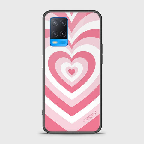Oppo A54 4G Cover - O'Nation Heartbeat Series - HQ Ultra Shine Premium Infinity Glass Soft Silicon Borders Case