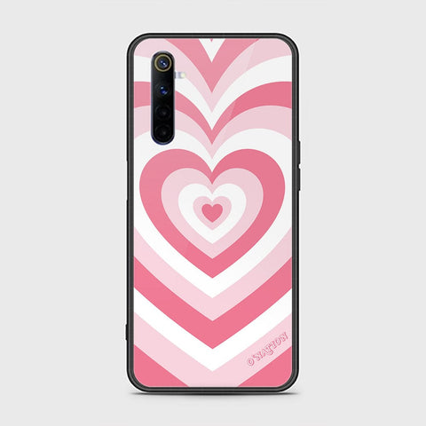 Realme 6 Cover - O'Nation Heartbeat Series - HQ Ultra Shine Premium Infinity Glass Soft Silicon Borders Case