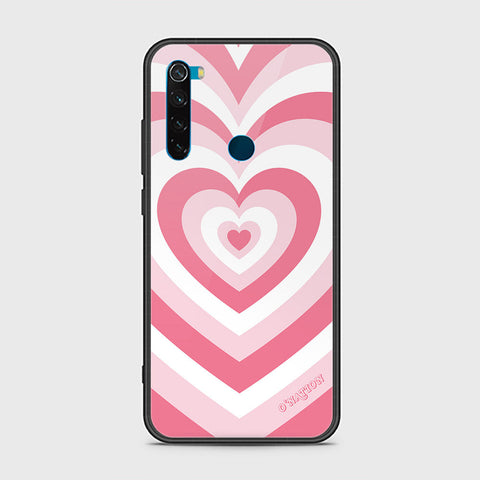 Xiaomi Redmi Note 8 Cover - O'Nation Heartbeat Series - HQ Ultra Shine Premium Infinity Glass Soft Silicon Borders Case