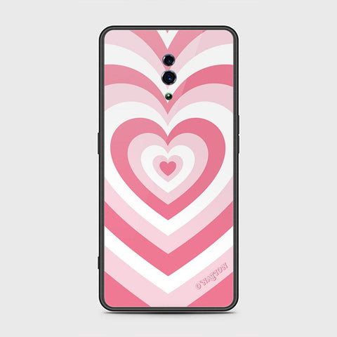 Oppo Reno Cover - O'Nation Heartbeat Series - HQ Ultra Shine Premium Infinity Glass Soft Silicon Borders Case