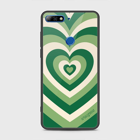 Huawei Y7 Prime 2018 Cover - O'Nation Heartbeat Series - HQ Ultra Shine Premium Infinity Glass Soft Silicon Borders Case