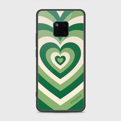 Huawei Mate 20 Pro Cover - O'Nation Heartbeat Series - HQ Ultra Shine Premium Infinity Glass Soft Silicon Borders Case