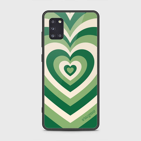 Samsung Galaxy A31 Cover - O'Nation Heartbeat Series - HQ Ultra Shine Premium Infinity Glass Soft Silicon Borders Case