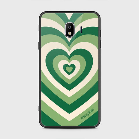 Samsung Galaxy J4 2018 Cover - O'Nation Heartbeat Series - HQ Ultra Shine Premium Infinity Glass Soft Silicon Borders Case