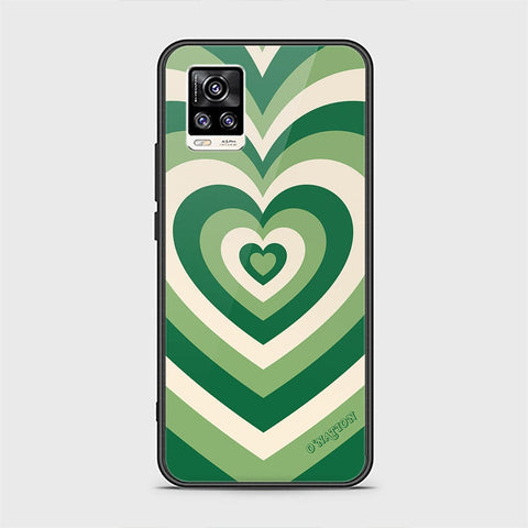 Vivo V20 Cover - O'Nation Heartbeat Series - HQ Ultra Shine Premium Infinity Glass Soft Silicon Borders Case