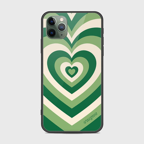 iPhone 11 Pro Cover - O'Nation Heartbeat Series - HQ Ultra Shine Premium Infinity Glass Soft Silicon Borders Case