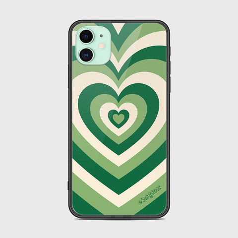 iPhone 11 Cover - O'Nation Heartbeat Series - HQ Ultra Shine Premium Infinity Glass Soft Silicon Borders Case