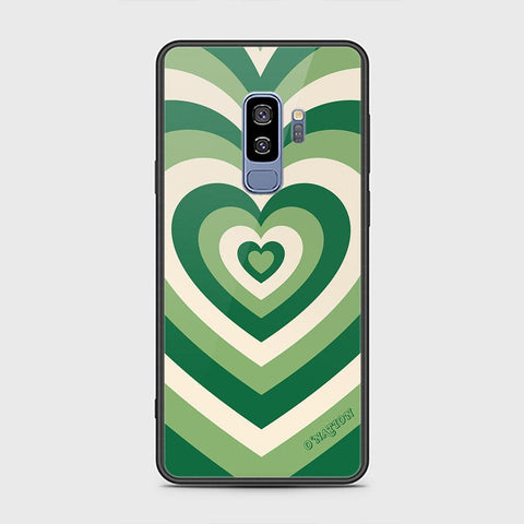 Samsung Galaxy S9 Plus Cover - O'Nation Heartbeat Series - HQ Ultra Shine Premium Infinity Glass Soft Silicon Borders Case