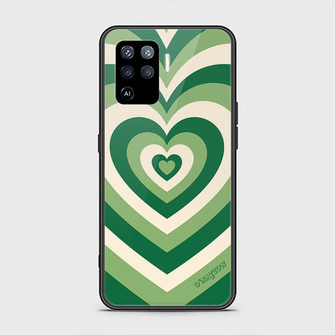 Oppo A94 Cover - O'Nation Heartbeat Series - HQ Ultra Shine Premium Infinity Glass Soft Silicon Borders Case