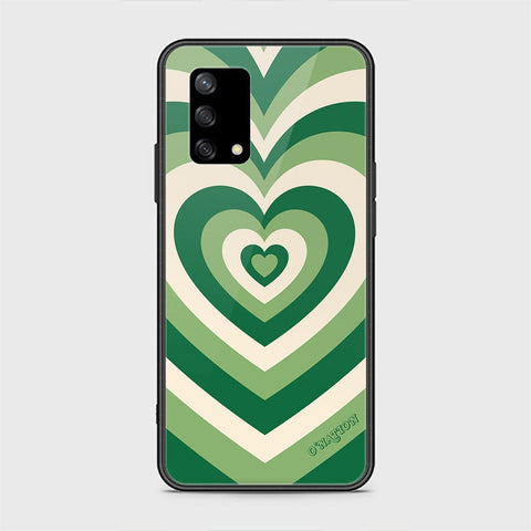 Oppo F19 Cover - O'Nation Heartbeat Series - HQ Ultra Shine Premium Infinity Glass Soft Silicon Borders Case