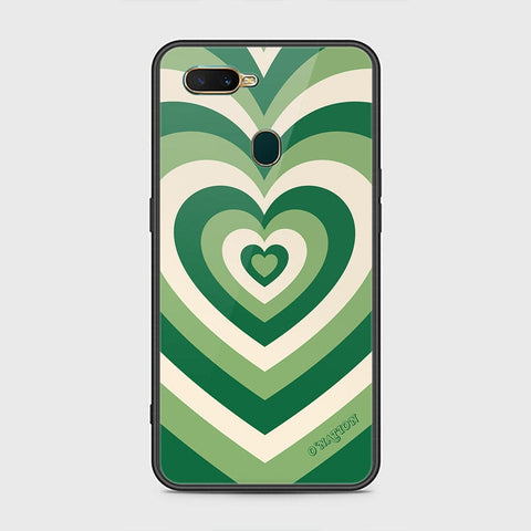 Oppo A7 Cover - O'Nation Heartbeat Series - HQ Ultra Shine Premium Infinity Glass Soft Silicon Borders Case