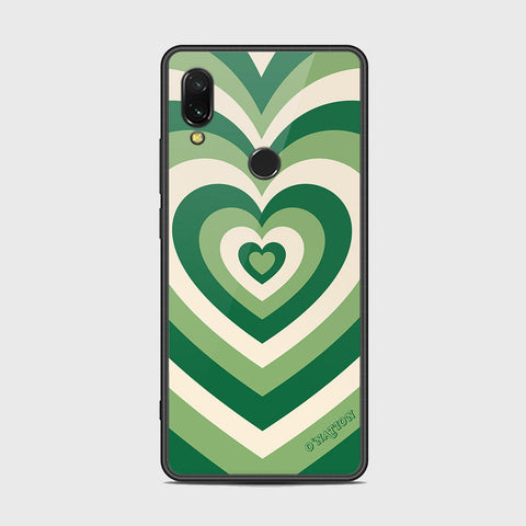 Xiaomi Redmi 7 Cover - O'Nation Heartbeat Series - HQ Ultra Shine Premium Infinity Glass Soft Silicon Borders Case