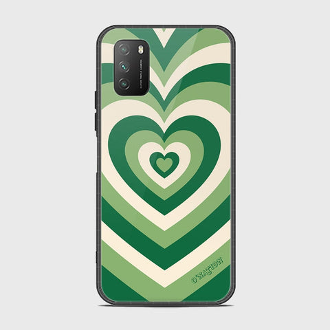 Xiaomi Poco M3 Cover - O'Nation Heartbeat Series - HQ Ultra Shine Premium Infinity Glass Soft Silicon Borders Case