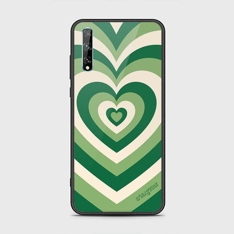 Huawei Y8p Cover - O'Nation Heartbeat Series - HQ Ultra Shine Premium Infinity Glass Soft Silicon Borders Case