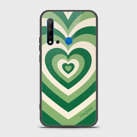 Huawi P20 Lite 2019 Cover - O'Nation Heartbeat Series - HQ Ultra Shine Premium Infinity Glass Soft Silicon Borders Case