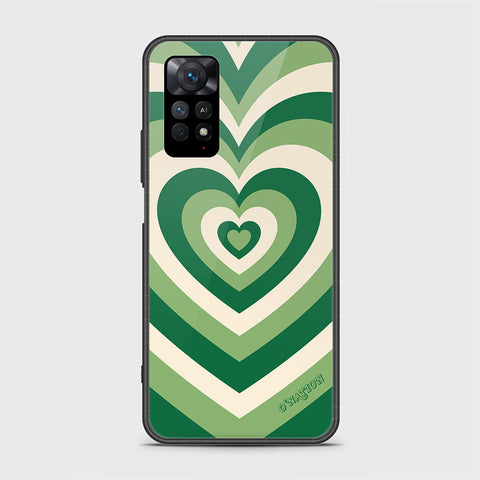 Xiaomi Redmi Note 11 Pro Cover - O'Nation Heartbeat Series - HQ Ultra Shine Premium Infinity Glass Soft Silicon Borders Case