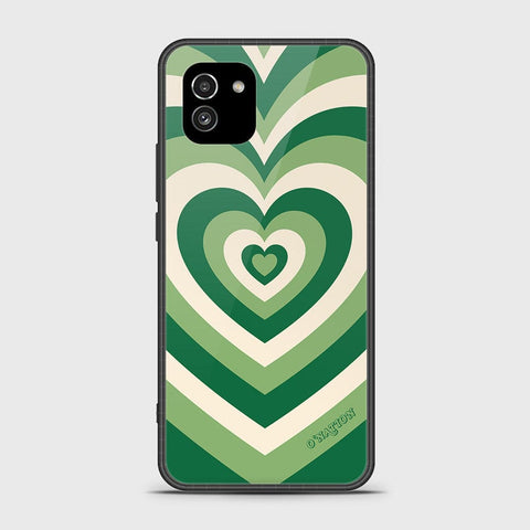 Samsung Galaxy A03 Cover - O'Nation Heartbeat Series - HQ Ultra Shine Premium Infinity Glass Soft Silicon Borders Case