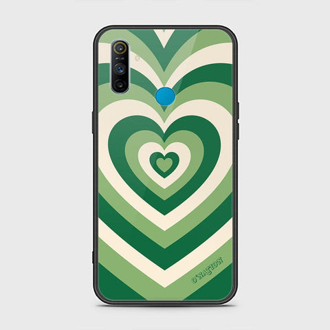 Realme 5i Cover - O'Nation Heartbeat Series - HQ Ultra Shine Premium Infinity Glass Soft Silicon Borders Case