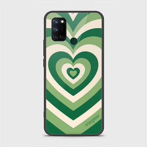 Realme C17 Cover - O'Nation Heartbeat Series - HQ Ultra Shine Premium Infinity Glass Soft Silicon Borders Case